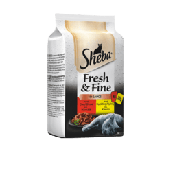 Sheba® Fresh & Fine i sås, med oxe & kyckling image