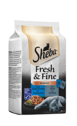 Sheba® Portionspose Fresh & Fine Fisk med tunfisk & torsk image