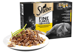 Sheba® Fine Flakes med Fågelmeny image